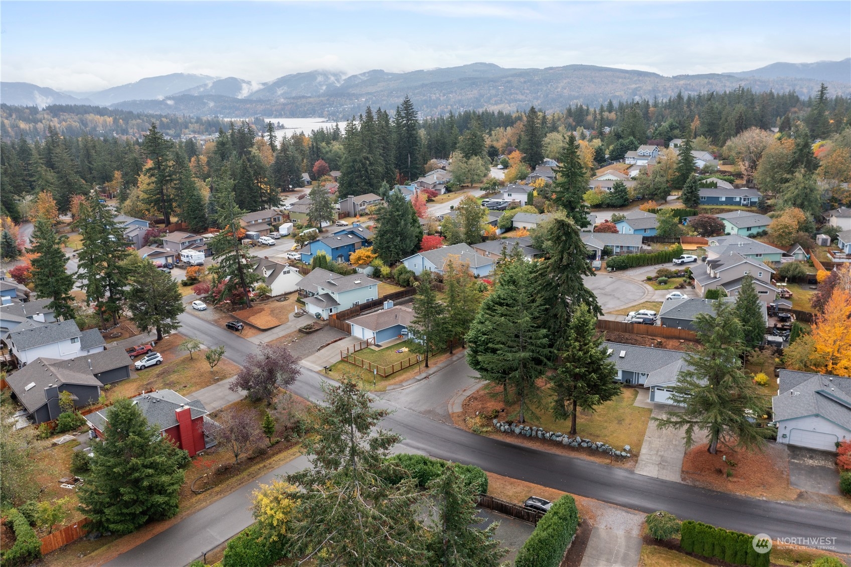 3835 Spring Coulee Road Bellingham, WA 98226 - Photo 30 of 30 an aerial view of a city with lots of residential buildings