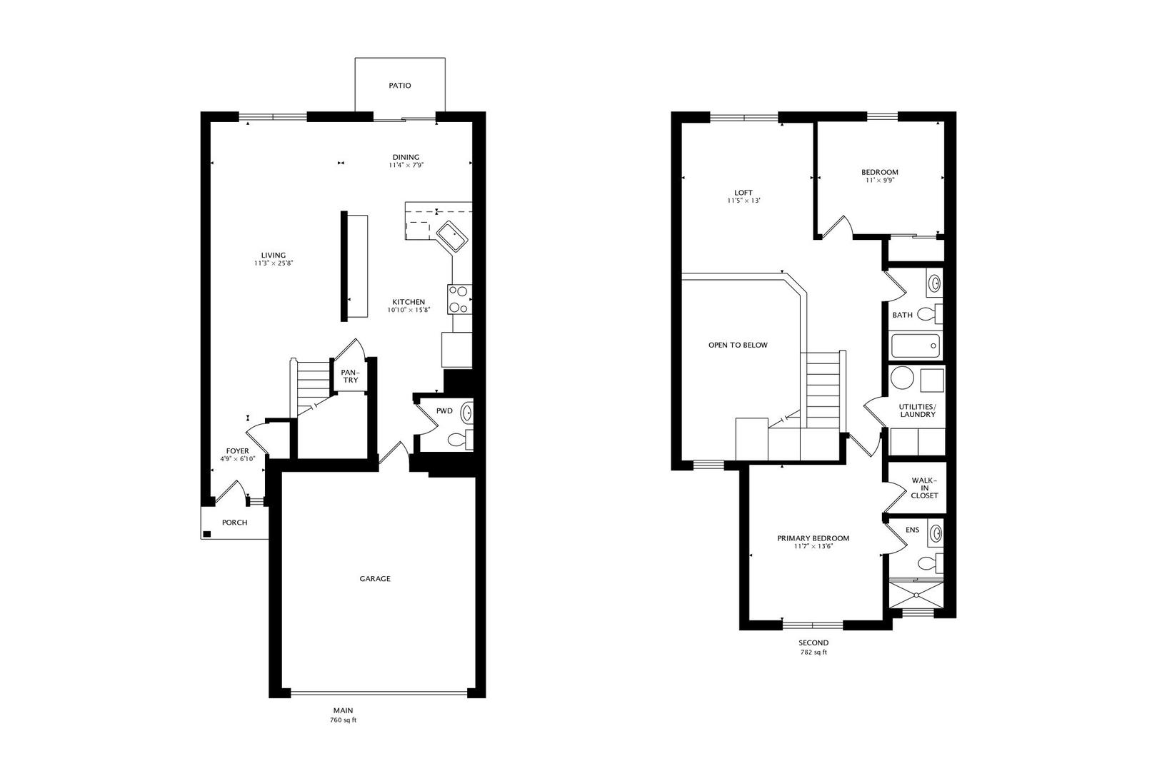 1663 Kraft Avenue Batavia, IL 60510 - Photo 45 of 47 a picture of floor plan