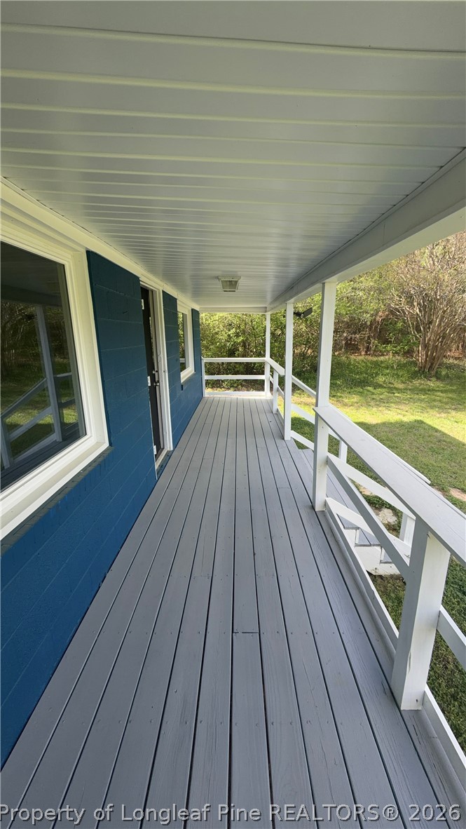 3612 Mt Zion Church Road Mebane, NC 27302 - Photo 10 of 37 a view of balcony with wooden floor