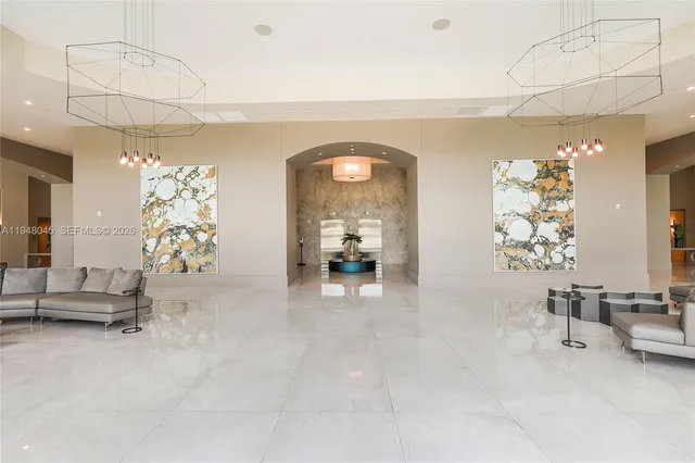 a view of a livingroom with furniture and a couch