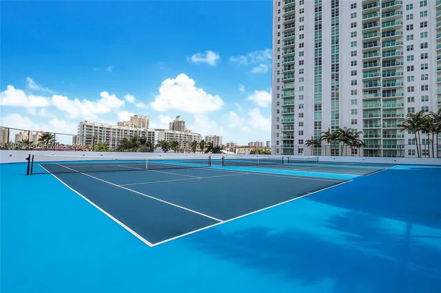 a front view of a building