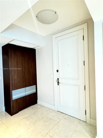 a view of front door