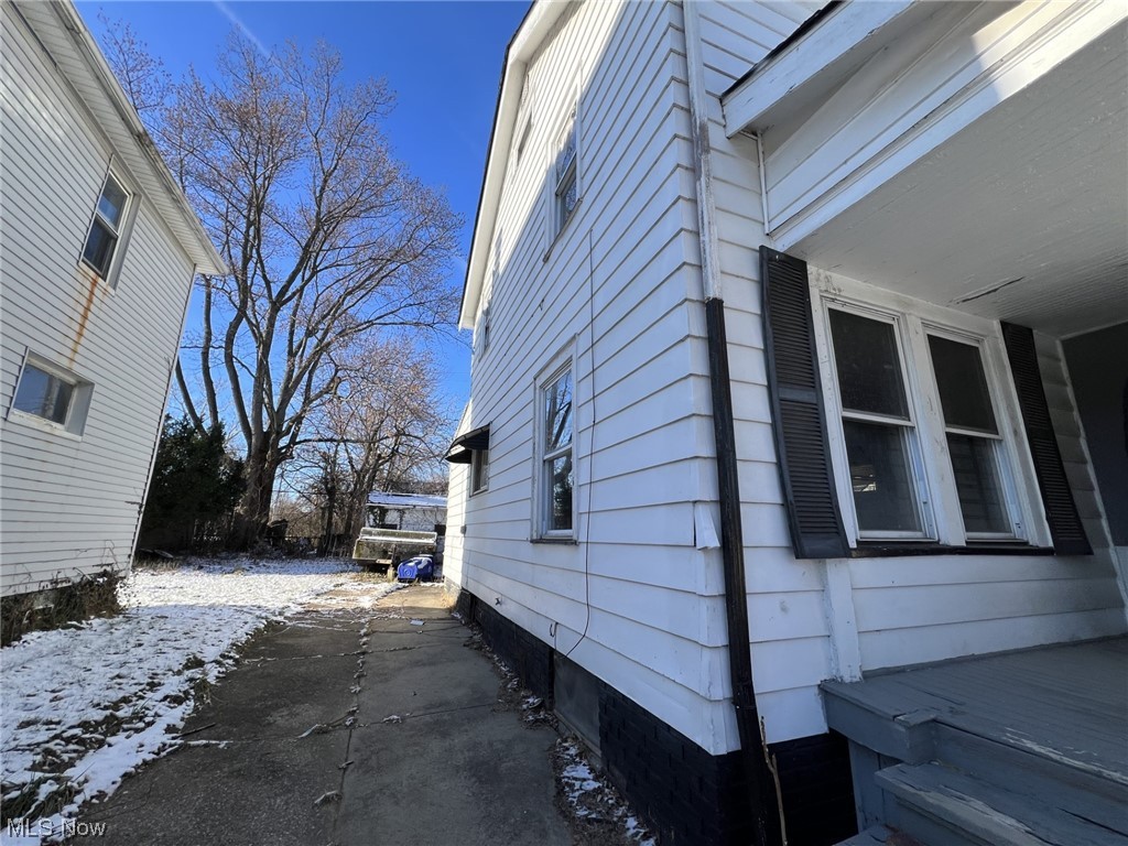 14740 Wemple Road Cleveland, OH 44110 - Photo 4 of 11 View of snow covered property