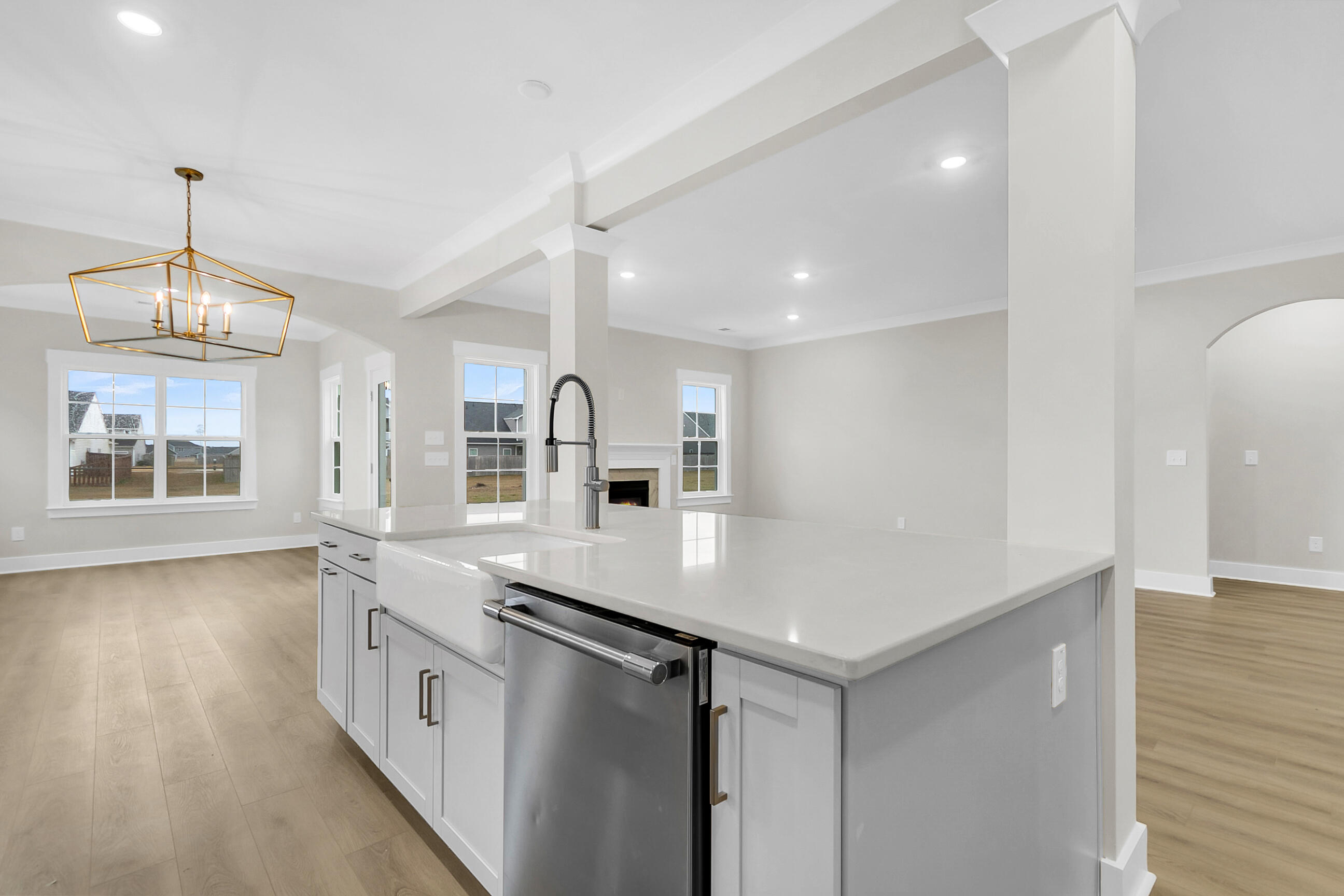 462 Rowley Lane Summerville, SC 29486 - Photo 15 of 92 Kitchen to Eat-In and Family Room