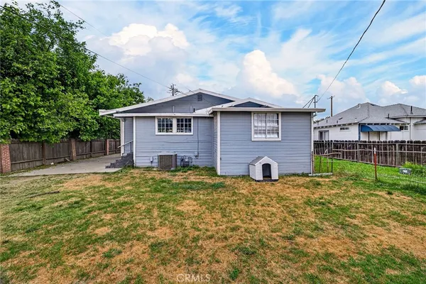 a view of a house with a patio