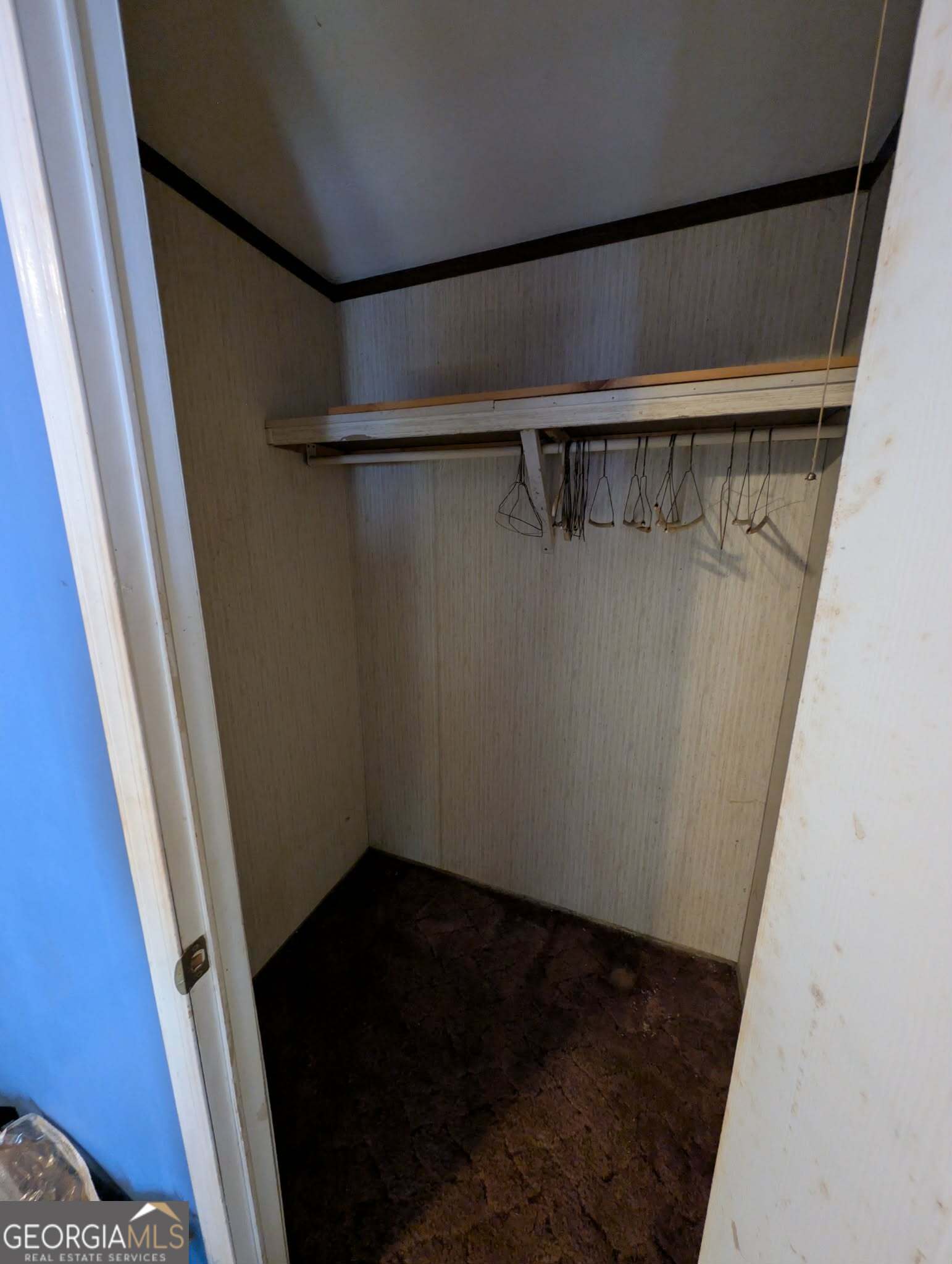 460 Etheridge Mill Road Milner, GA 30257 - Photo 13 of 27 a view of walk in closet with wooden floor