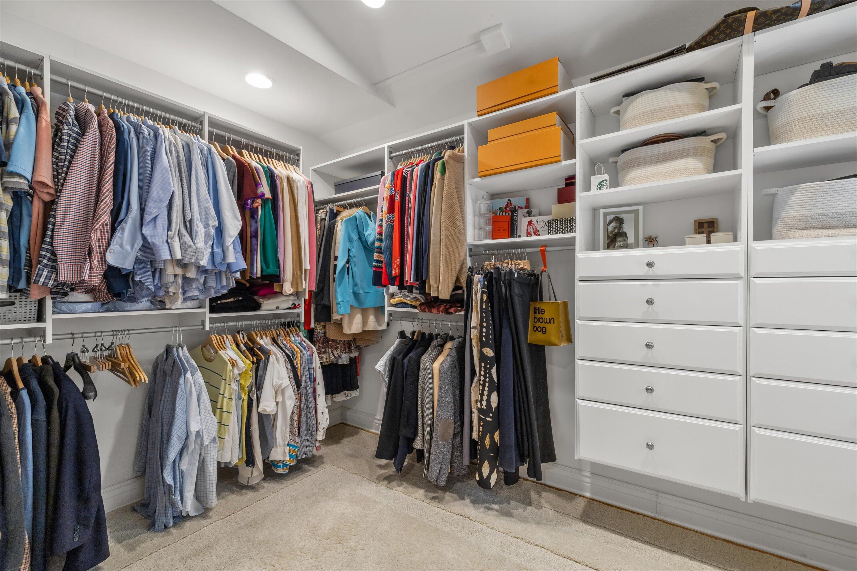 8400 122nd Street Pleasant Prairie, WI 53158 - Photo 24 of 78 Organized master walk-in closet