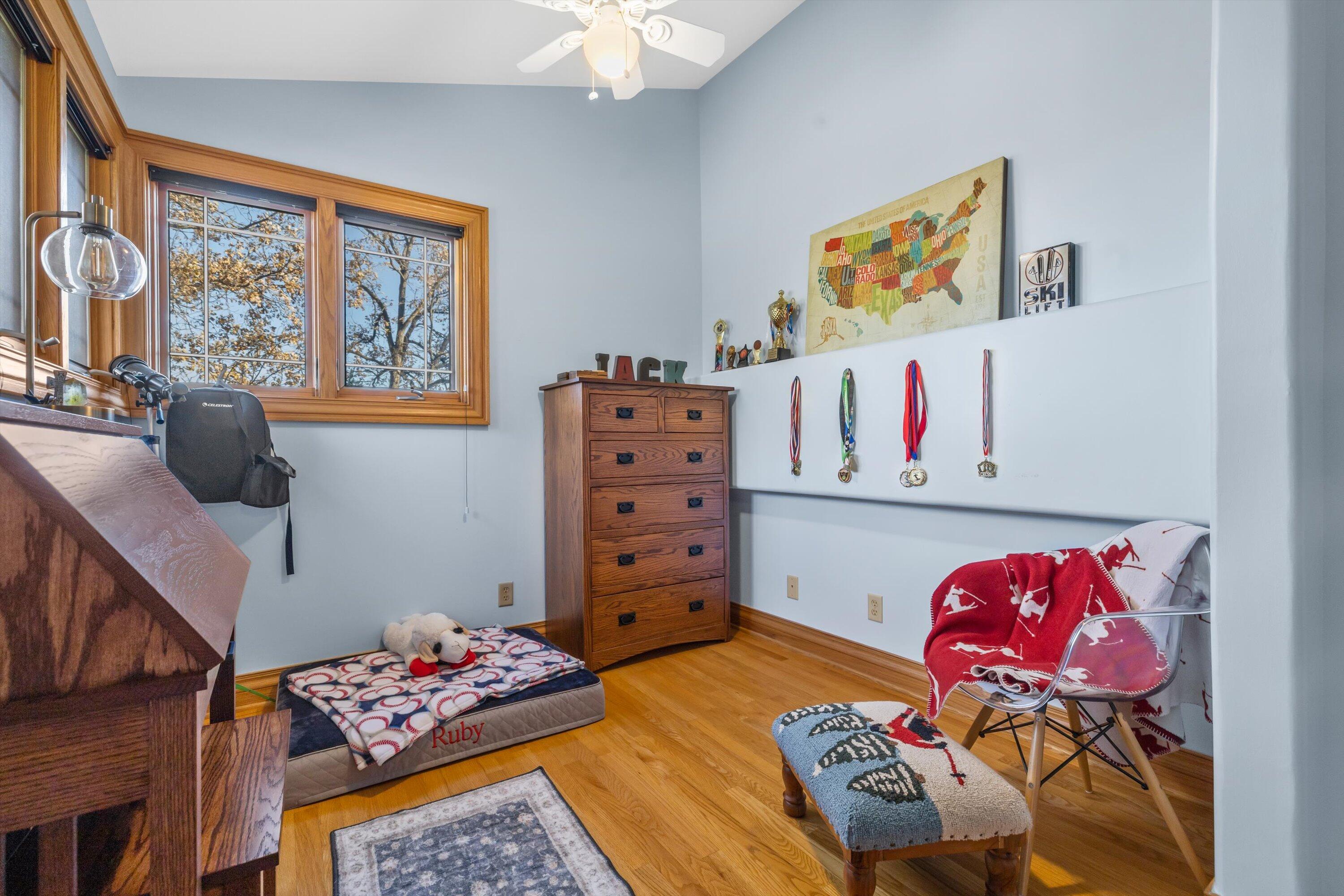 8400 122nd Street Pleasant Prairie, WI 53158 - Photo 38 of 78 Bedroom 2 with private sitting area