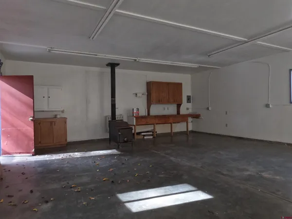 a room with furniture and a potted plant