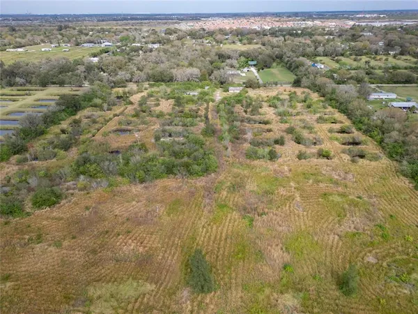 a view of a yard from a yard