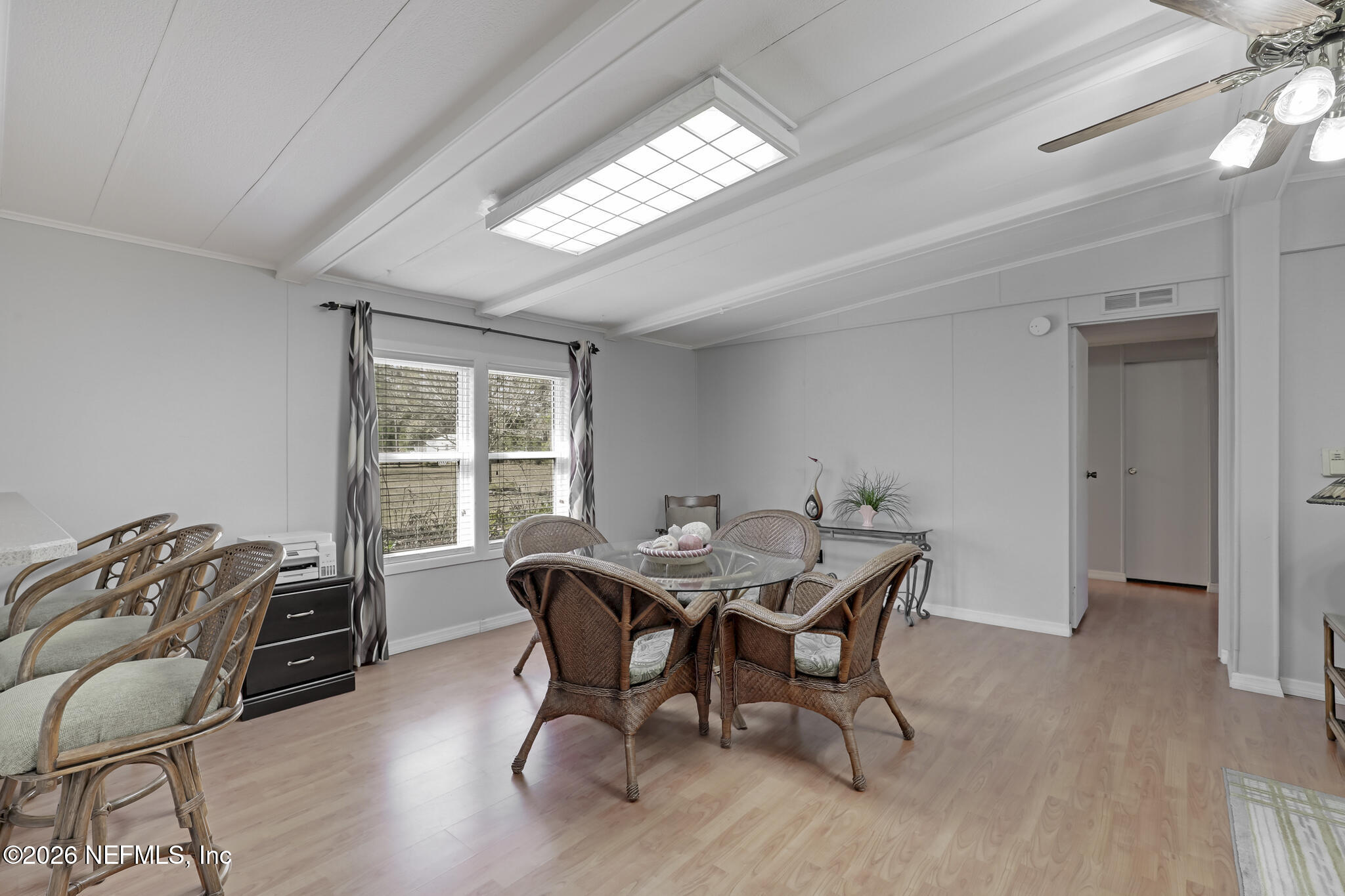 6901 Catlett Road St. Augustine, FL 32095 - Photo 26 of 74 a view of a dining room with furniture window and outside view