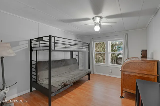 an aerial view of residential house with outdoor space