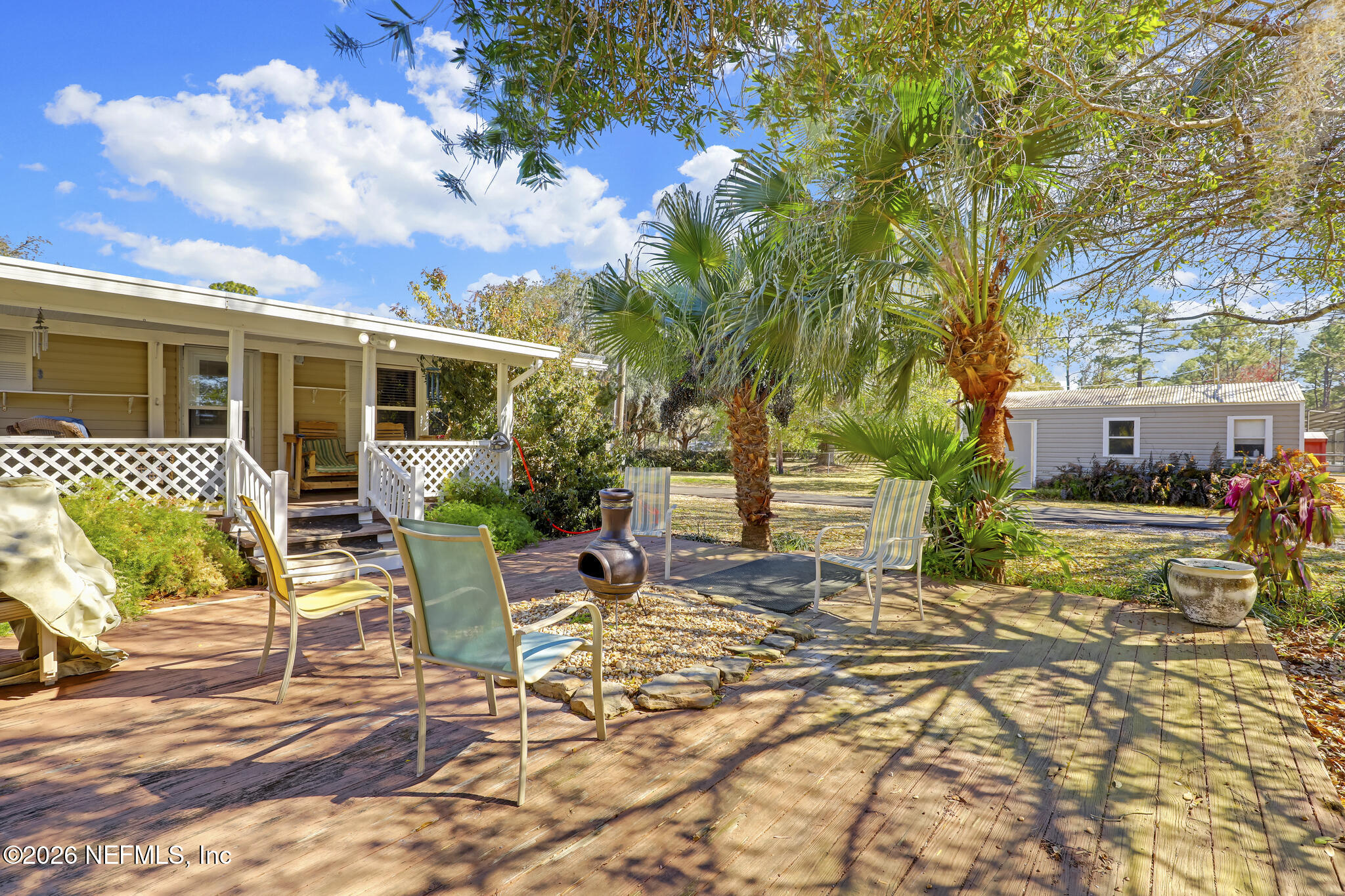 6901 Catlett Road St. Augustine, FL 32095 - Photo 51 of 74 a view of a house with backyard porch and sitting area