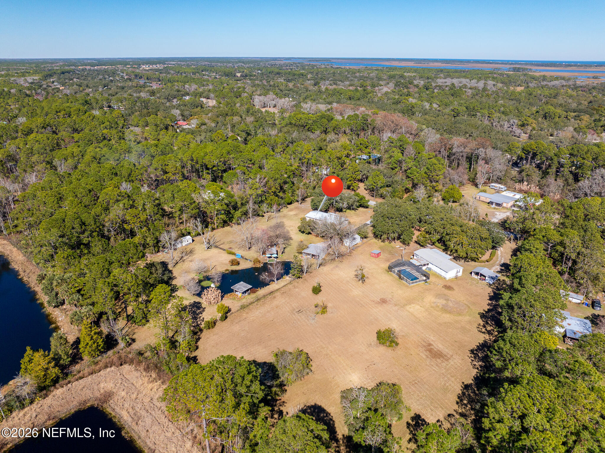 6901 Catlett Road St. Augustine, FL 32095 - Photo 72 of 74 an aerial view of residential houses with outdoor space