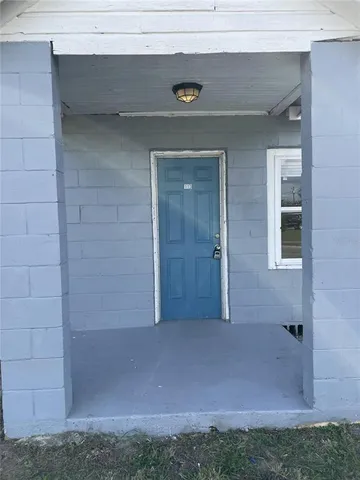 a view of front door