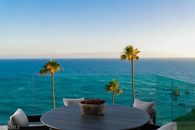 a view of a terrace with couches