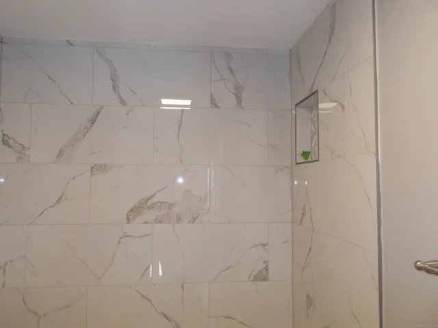 a white toilet sitting next to a bath tub