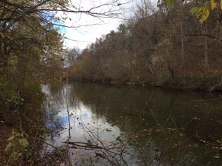 1468 Middle River Road Staunton, VA 24401 - Photo 15 of 16 a view of a lake in between two of trees