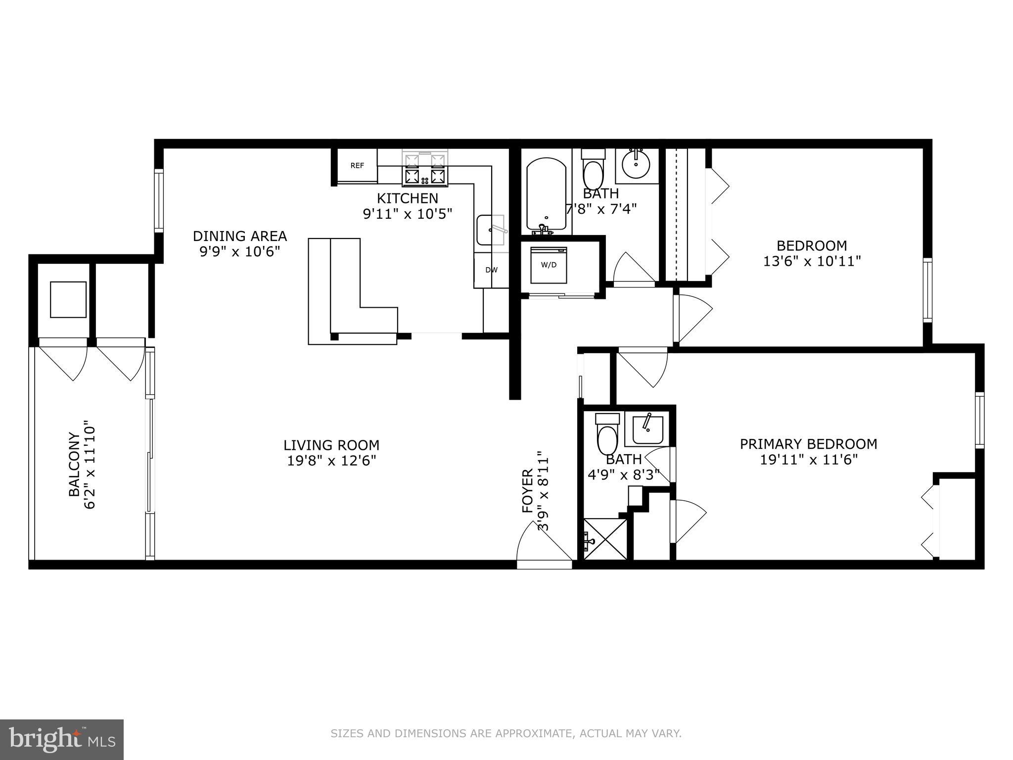 11833 Shire Court, Unit 12C Reston, VA 20191 - Photo 28 of 28 a picture of a floor plan