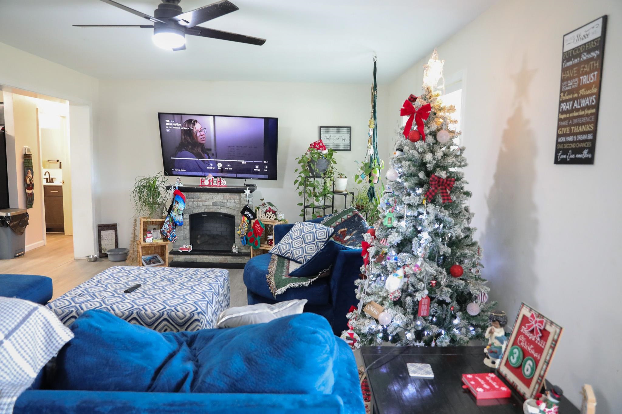 701 Western Road Waynesboro, VA 22980 - Photo 15 of 42 a living room with furniture and a flat screen tv
