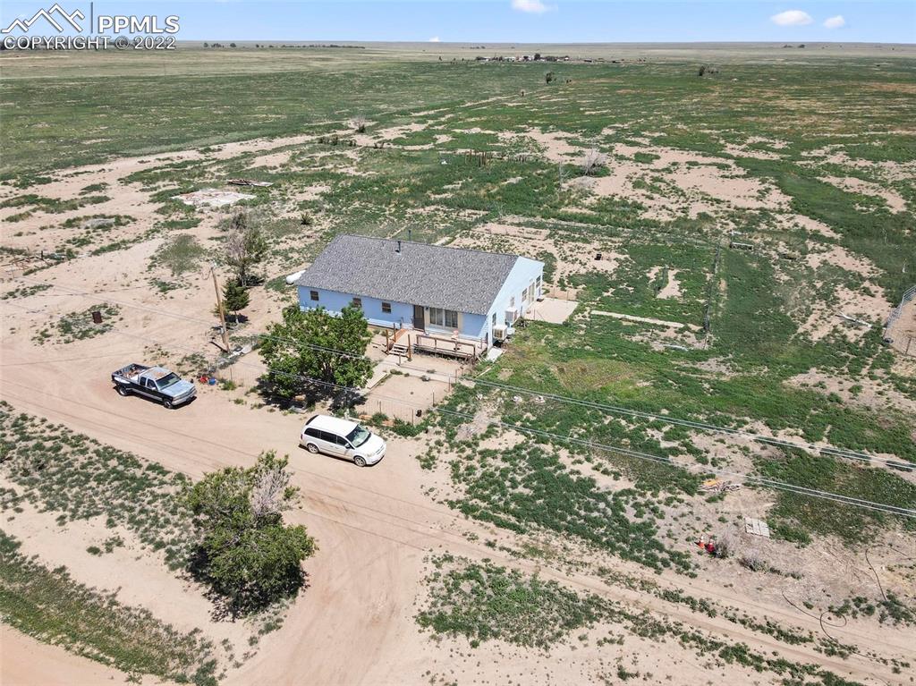 a view of an ocean and beach