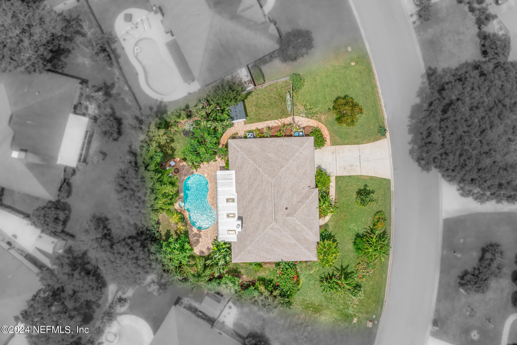 622 Cherry Street Neptune Beach, FL 32266 - Photo 70 of 77 an aerial view of a house with outdoor space