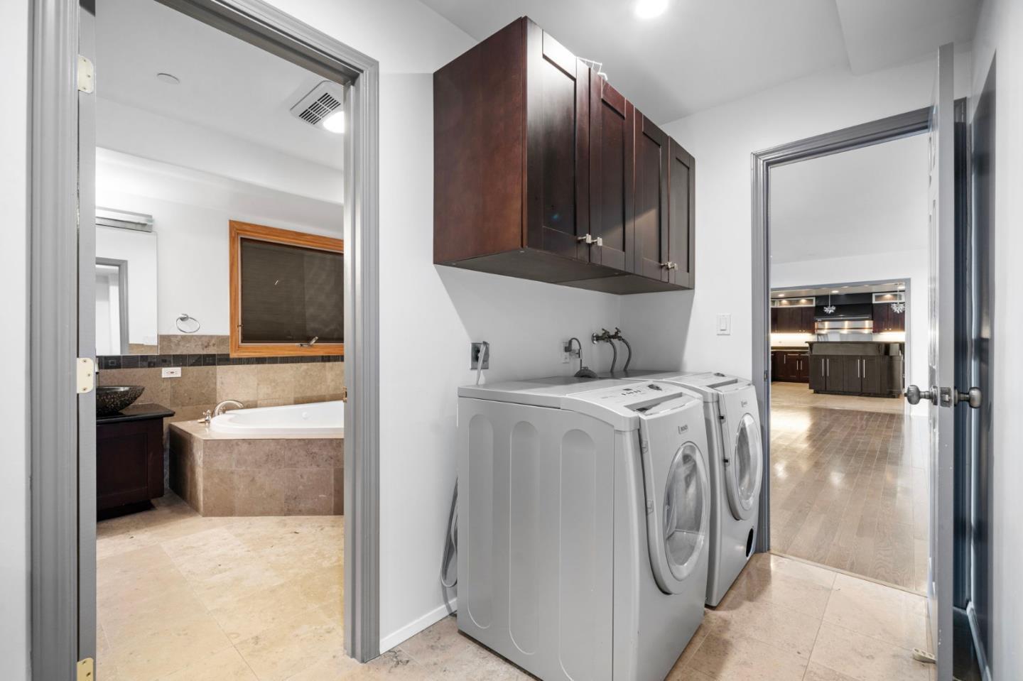 15 Anson Road, Unit B Hillsborough, CA 94010 - Photo 14 of 25 a view of a kitchen with storage and utility