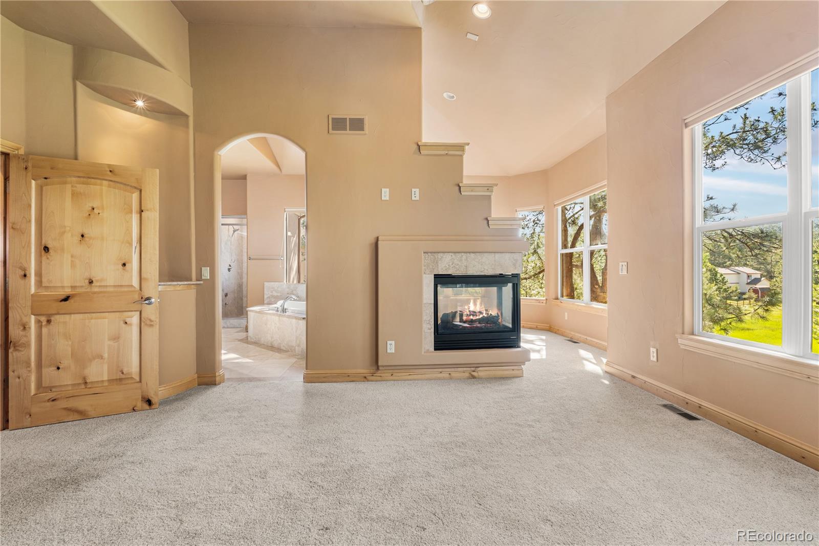 691 Cumberland Road Larkspur, CO 80118 - Photo 30 of 43 a view of a livingroom with a fireplace