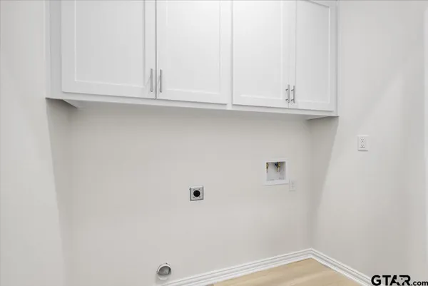 a view of white cabinets