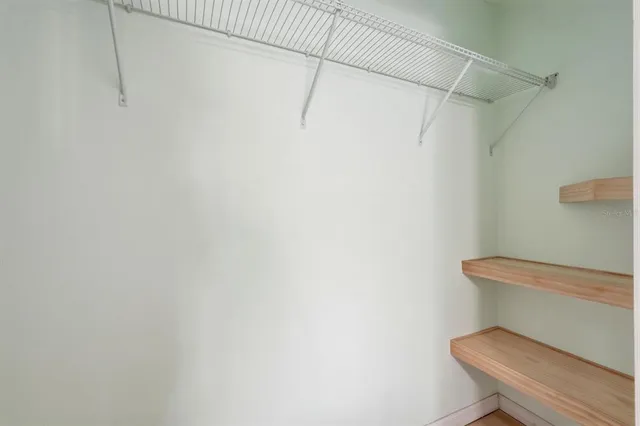 a view of a house with a flat screen tv