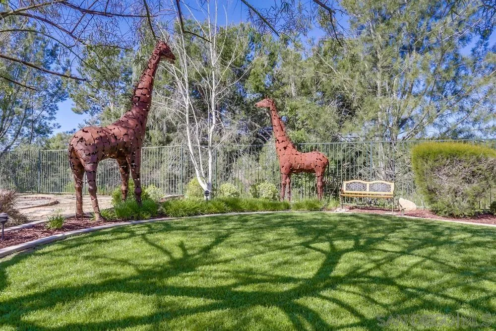 710 Greyfield Court Fallbrook, CA 92028 - Photo 27 of 28 a backyard of a house with lots of green space