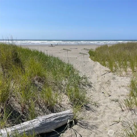 a view of an ocean beach