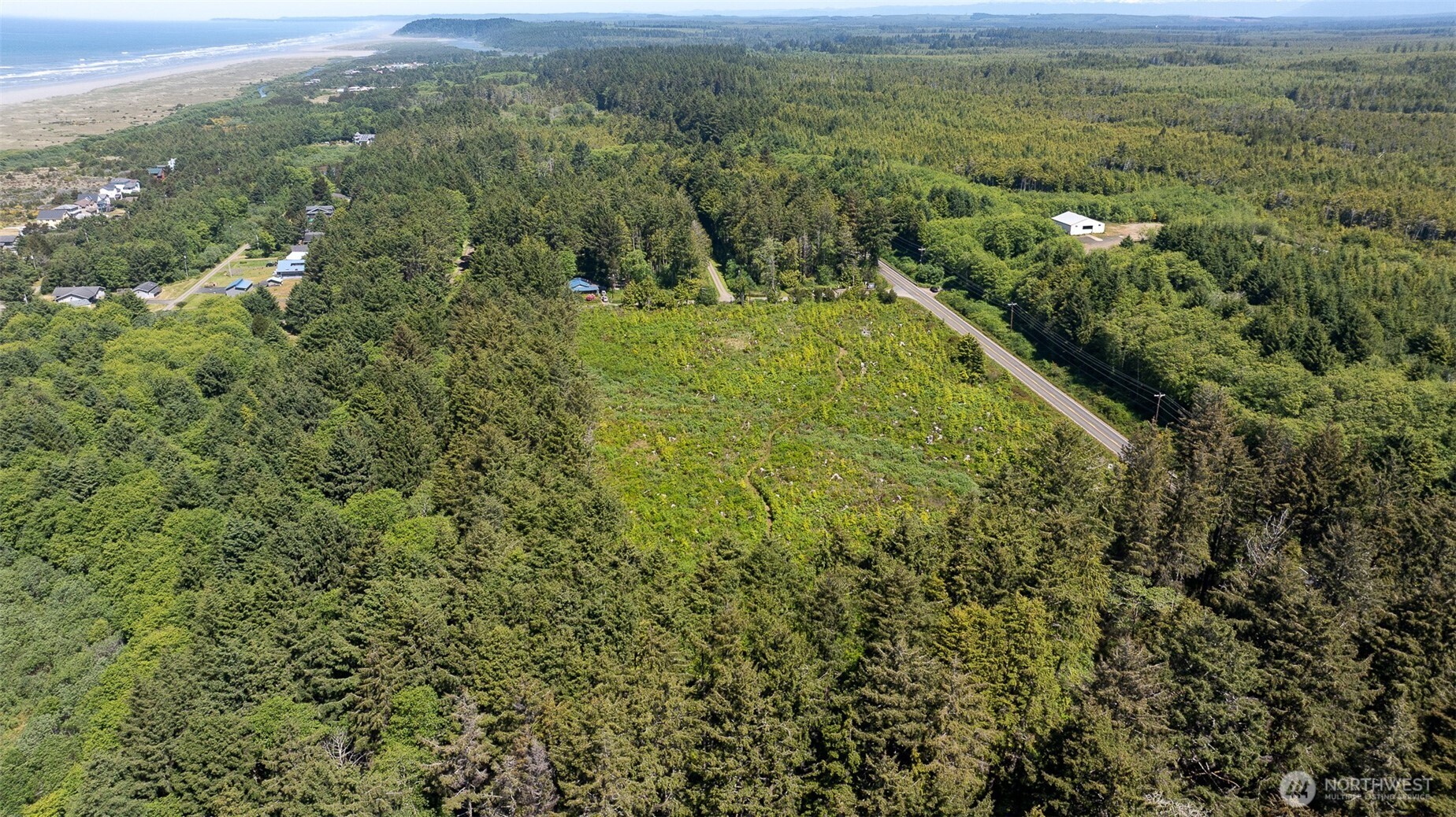 2 Dolphin Street Copalis Beach, WA 98535 - Photo 28 of 40 a view of a city with lush green forest