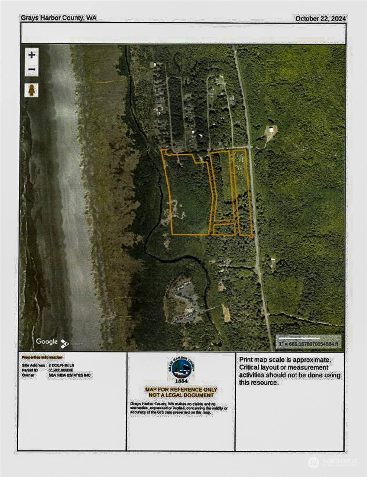 2 Dolphin Street Copalis Beach, WA 98535 - Photo 37 of 40 a picture of a lake view