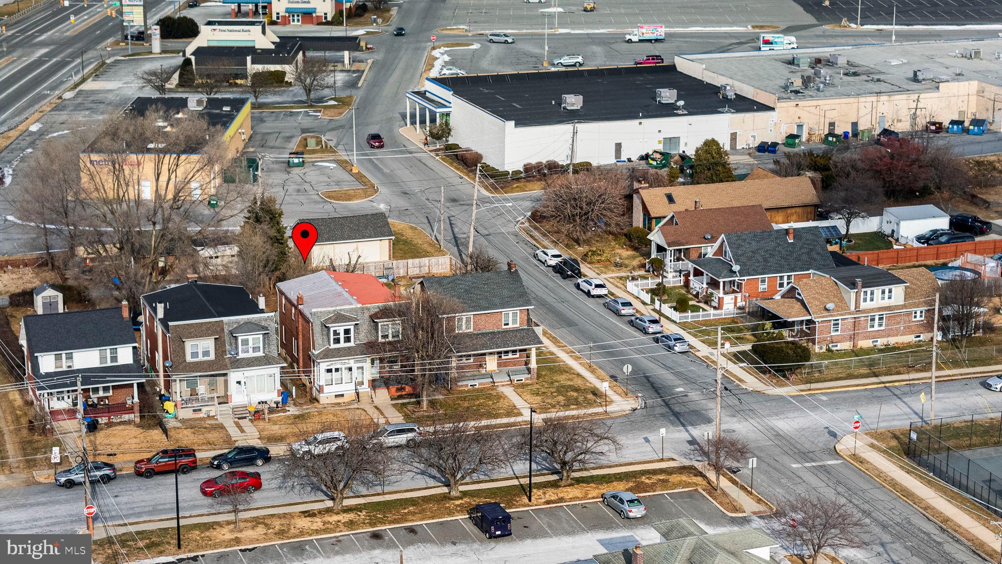 207 George Street Reading, PA 19605 - Photo 2 of 22 Aerial view of a vibrant neighborhood.