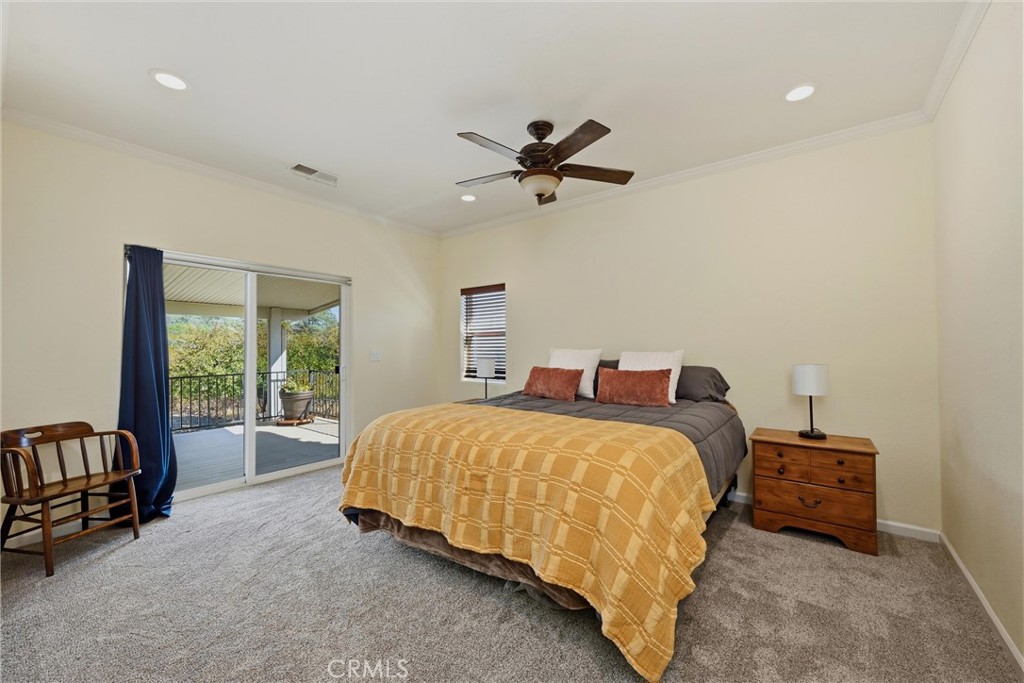 19512 Stonegate Road Hidden Valley Lake, CA 95467 - Photo 34 of 55 Third bedroom with door to patio