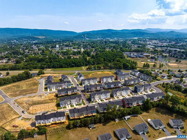 a view of city with tall buildings