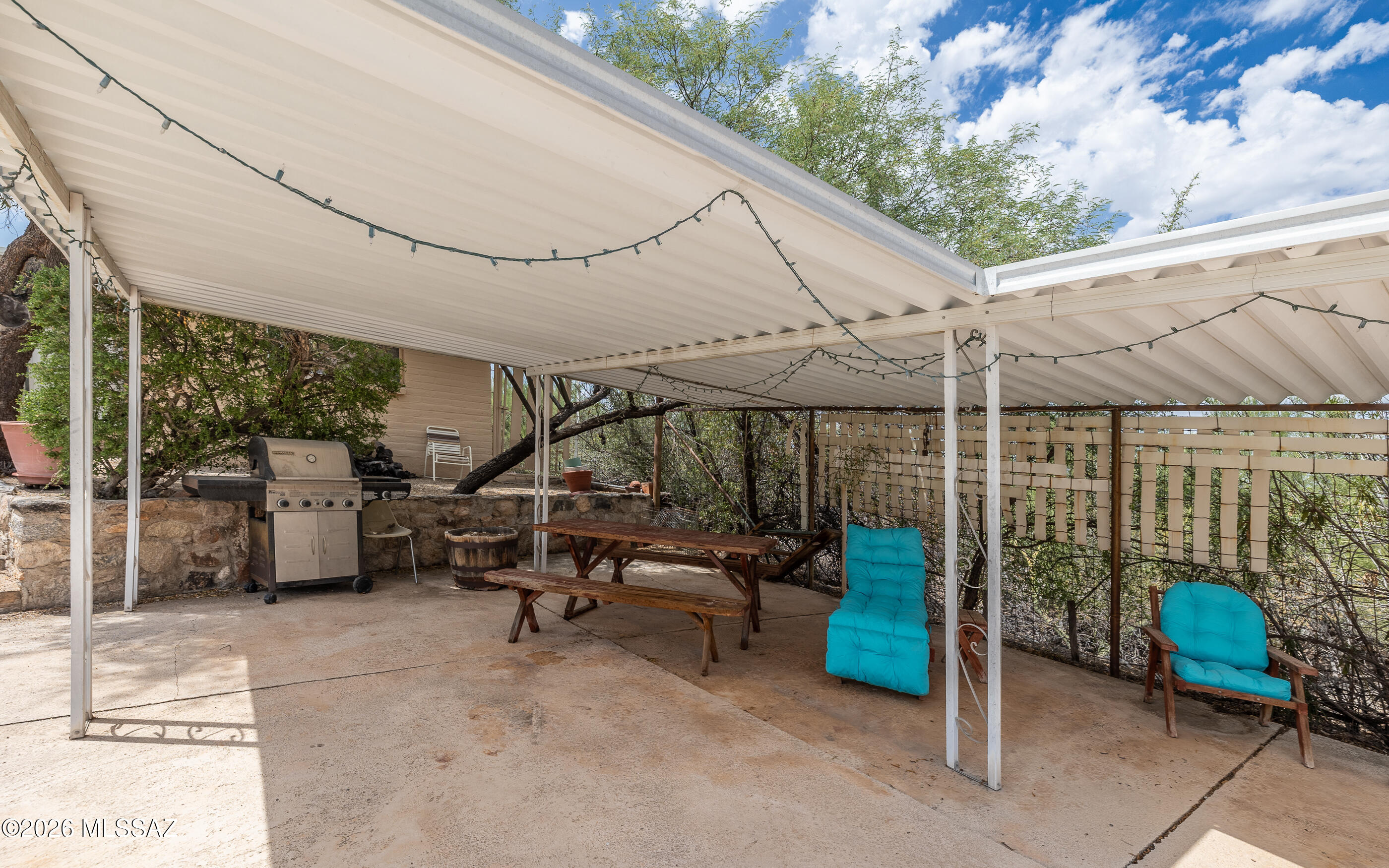 132 West Old Ina Road Tucson, AZ 85704 - Photo 38 of 47 Pool Ramada & Lounge
