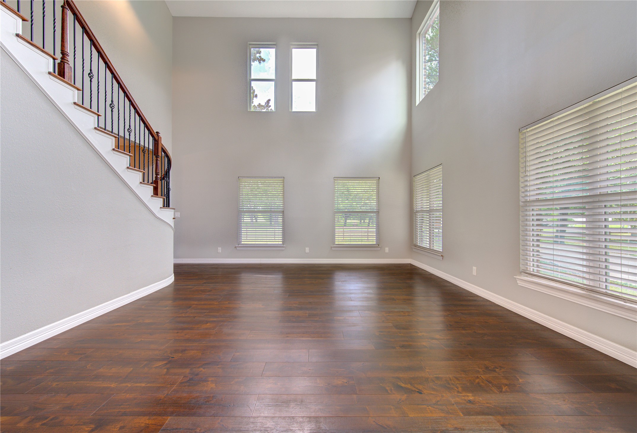 20531 Faye Tomball, TX 77377 - Photo 14 of 43 a view of empty room with wooden floor and fan