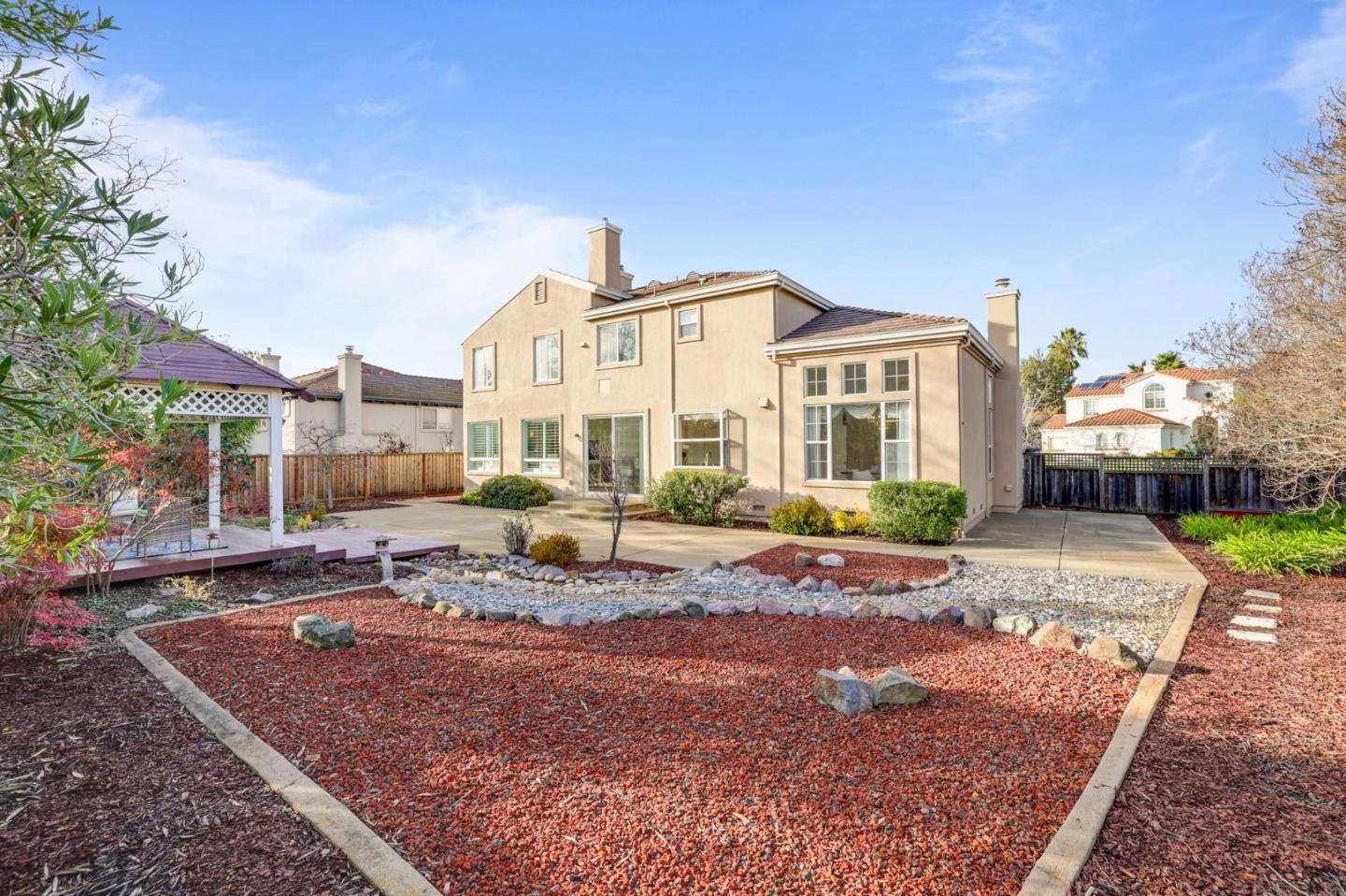 313 Lower Vintners Circle Fremont, CA 94539 - Photo 45 of 50 a view of a house with backyard and sitting area