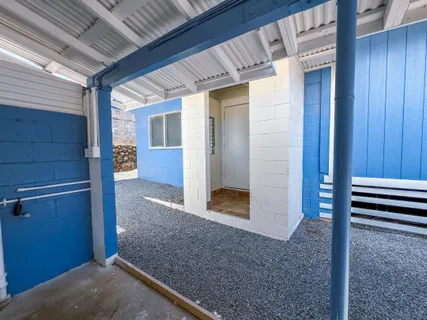 a house view with a backyard space