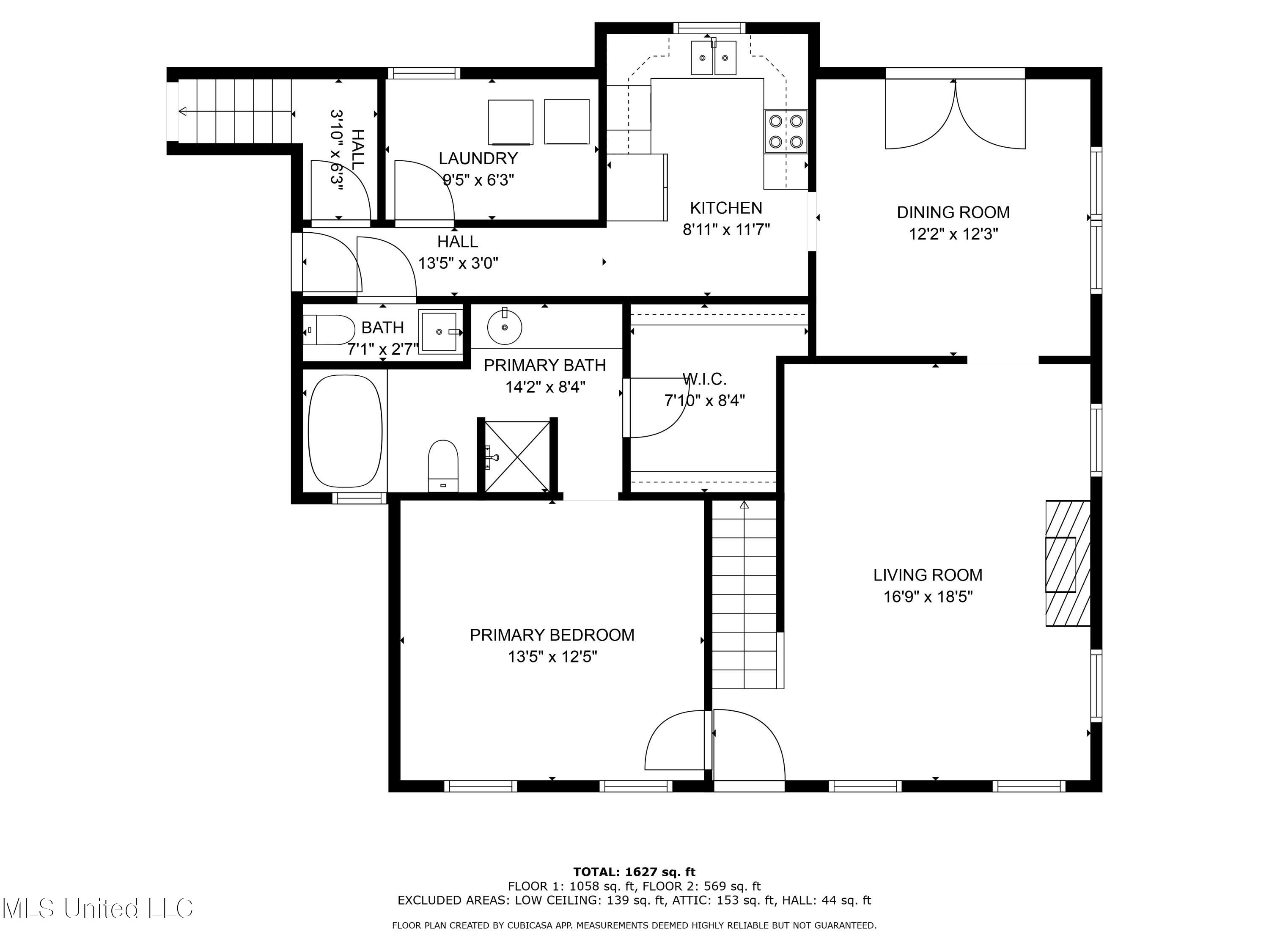 1291 Crockett Road Senatobia, MS 38668 - Photo 23 of 48 1st_floor_1291_crockett_road_senatobia_w