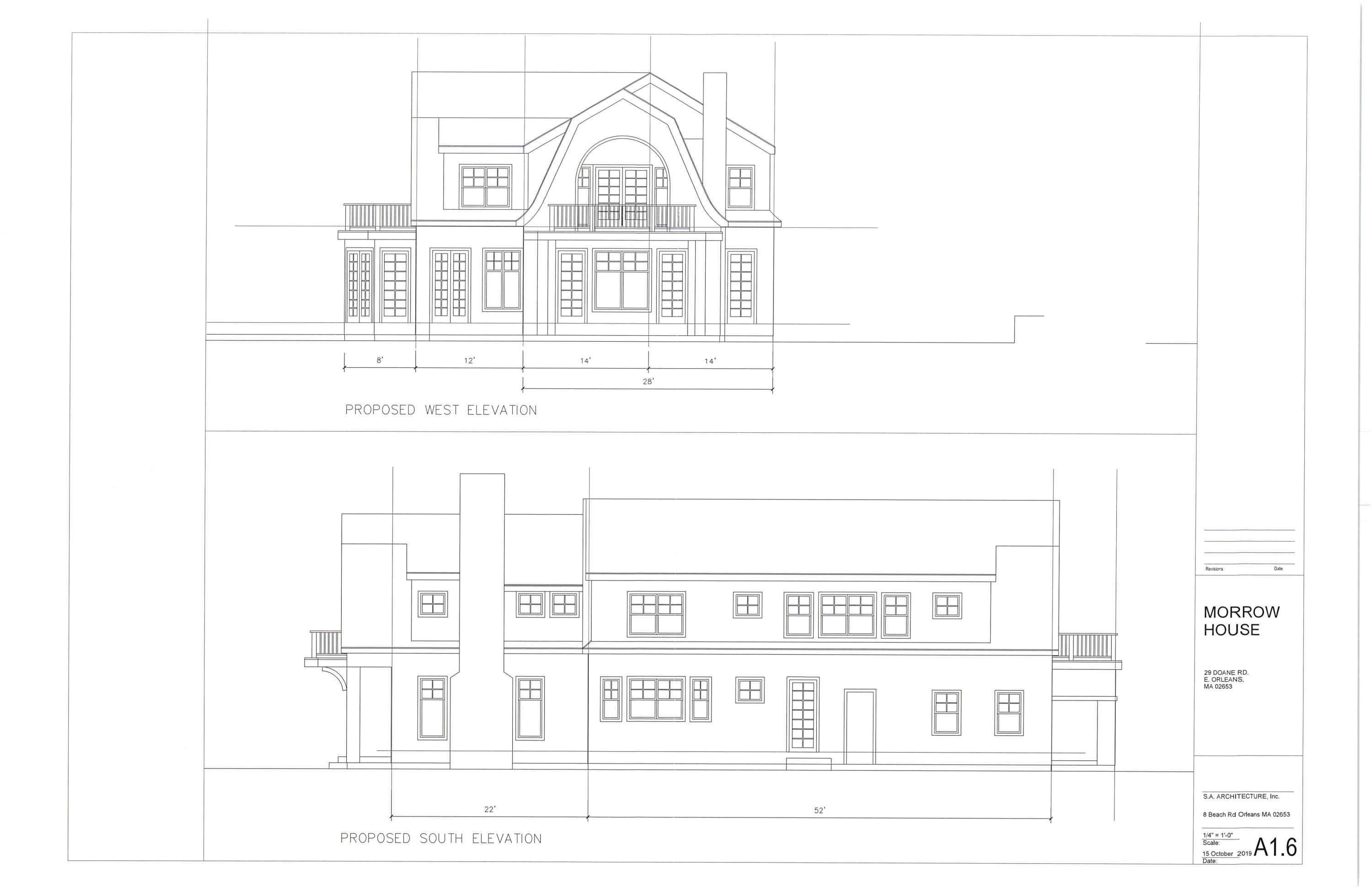 29 Doane Way Orleans, MA 02653 - Photo 3 of 13 West & South Elevations p.2