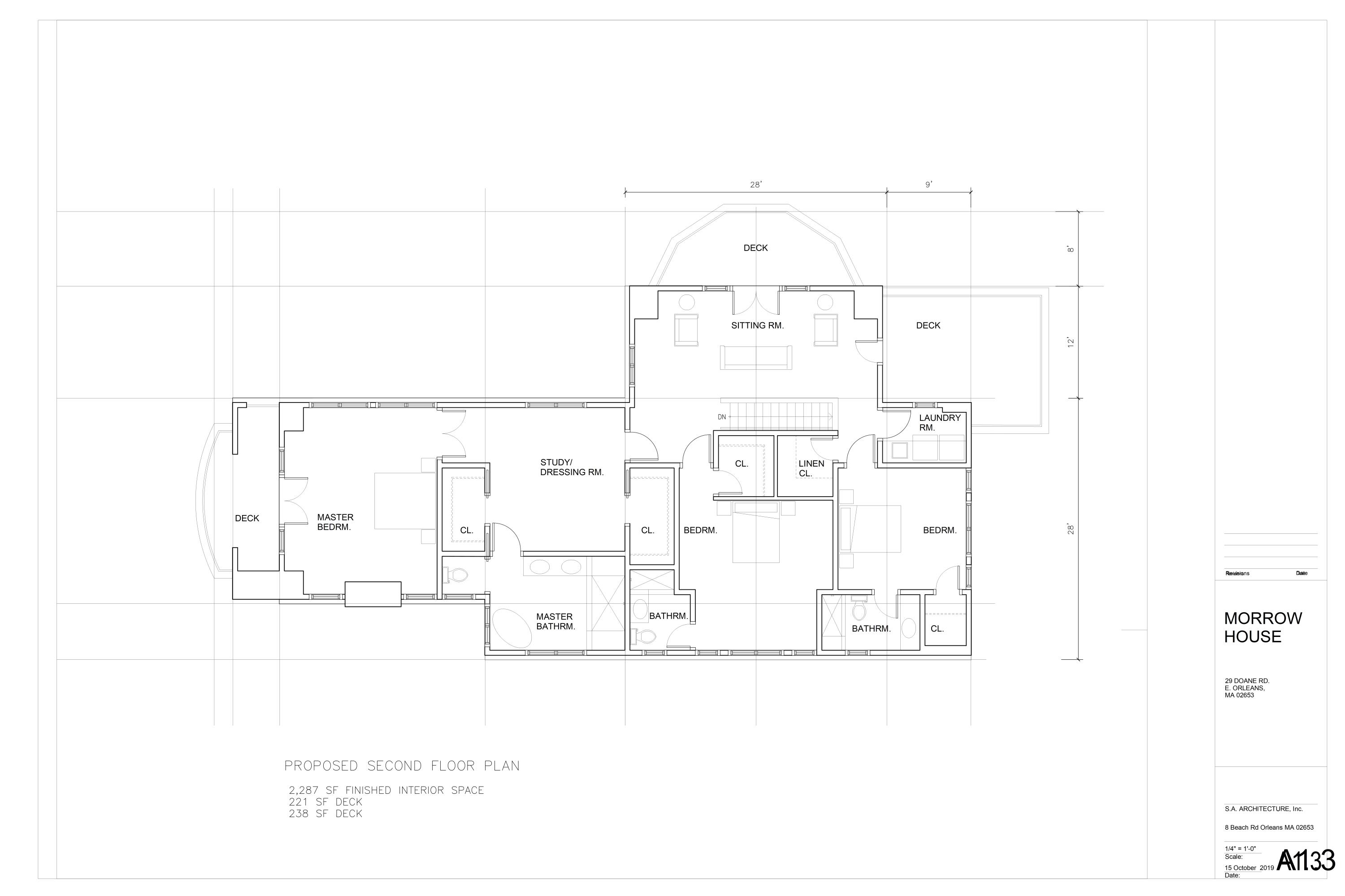 29 Doane Way Orleans, MA 02653 - Photo 12 of 13 Second Floor Plan