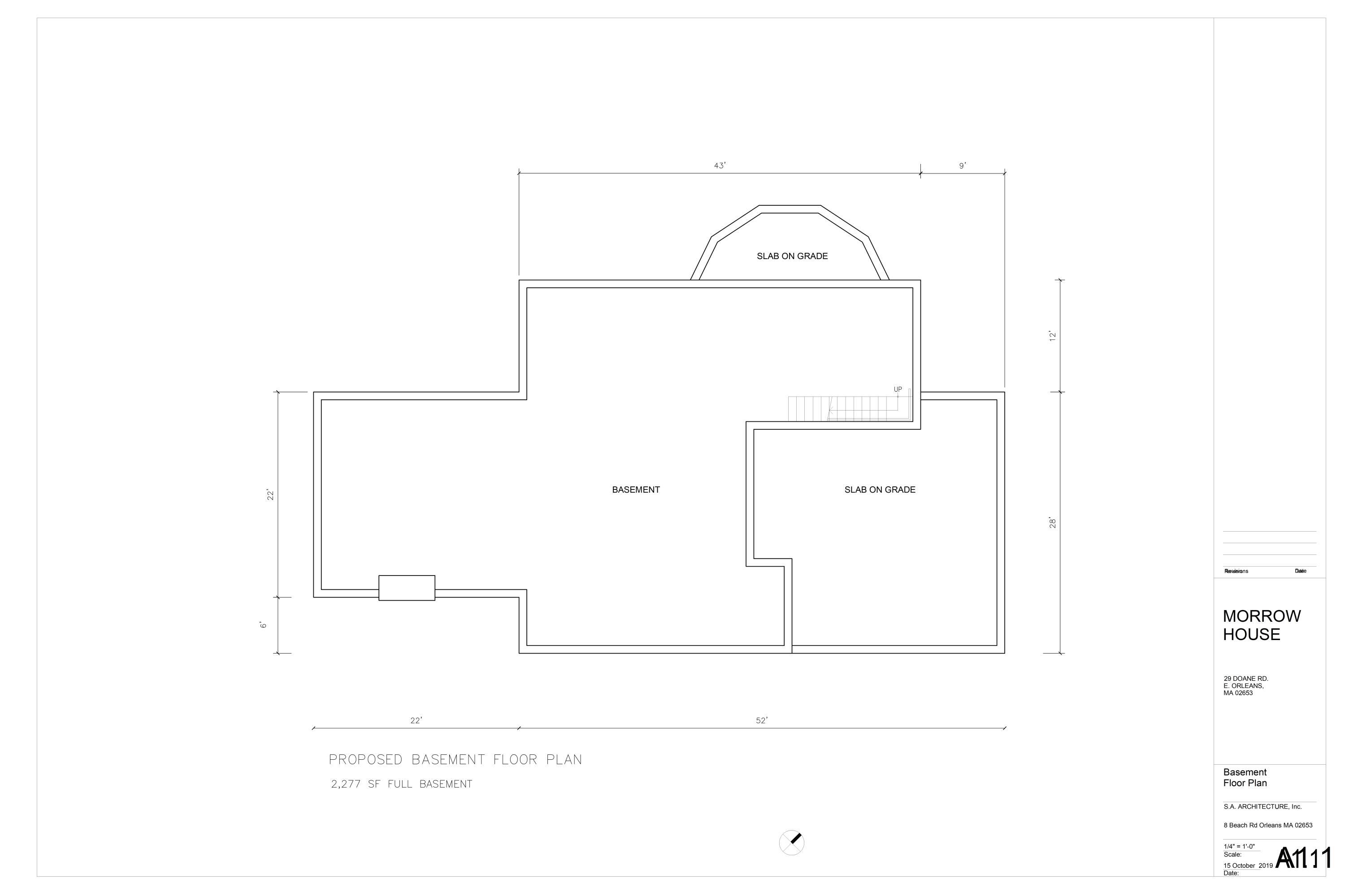 29 Doane Way Orleans, MA 02653 - Photo 13 of 13 Basement Floor Plan