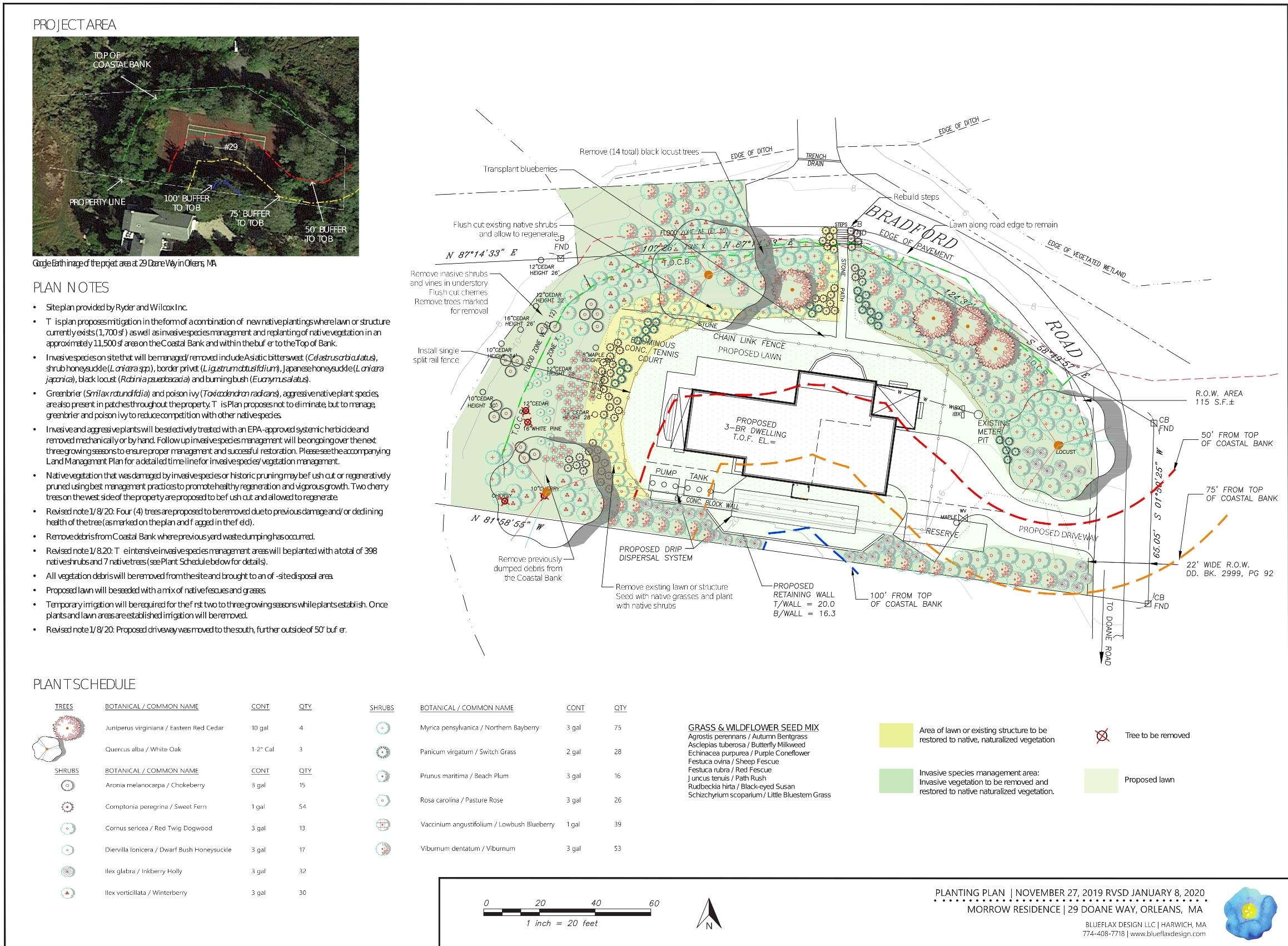 29 Doane Way Orleans, MA 02653 - Photo 6 of 13 Planting Plan