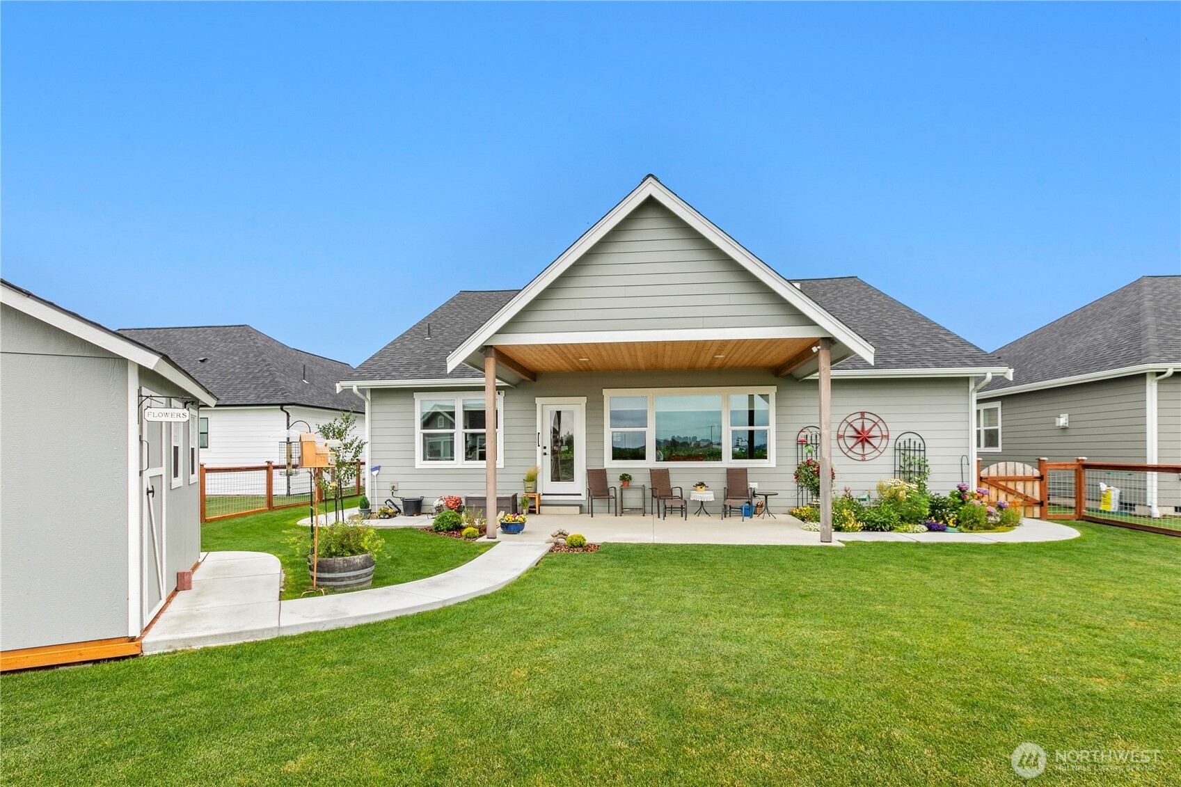 2068 Bowfin Way Lynden, WA 98264 - Photo 29 of 35 a front view of house with yard and outdoor seating