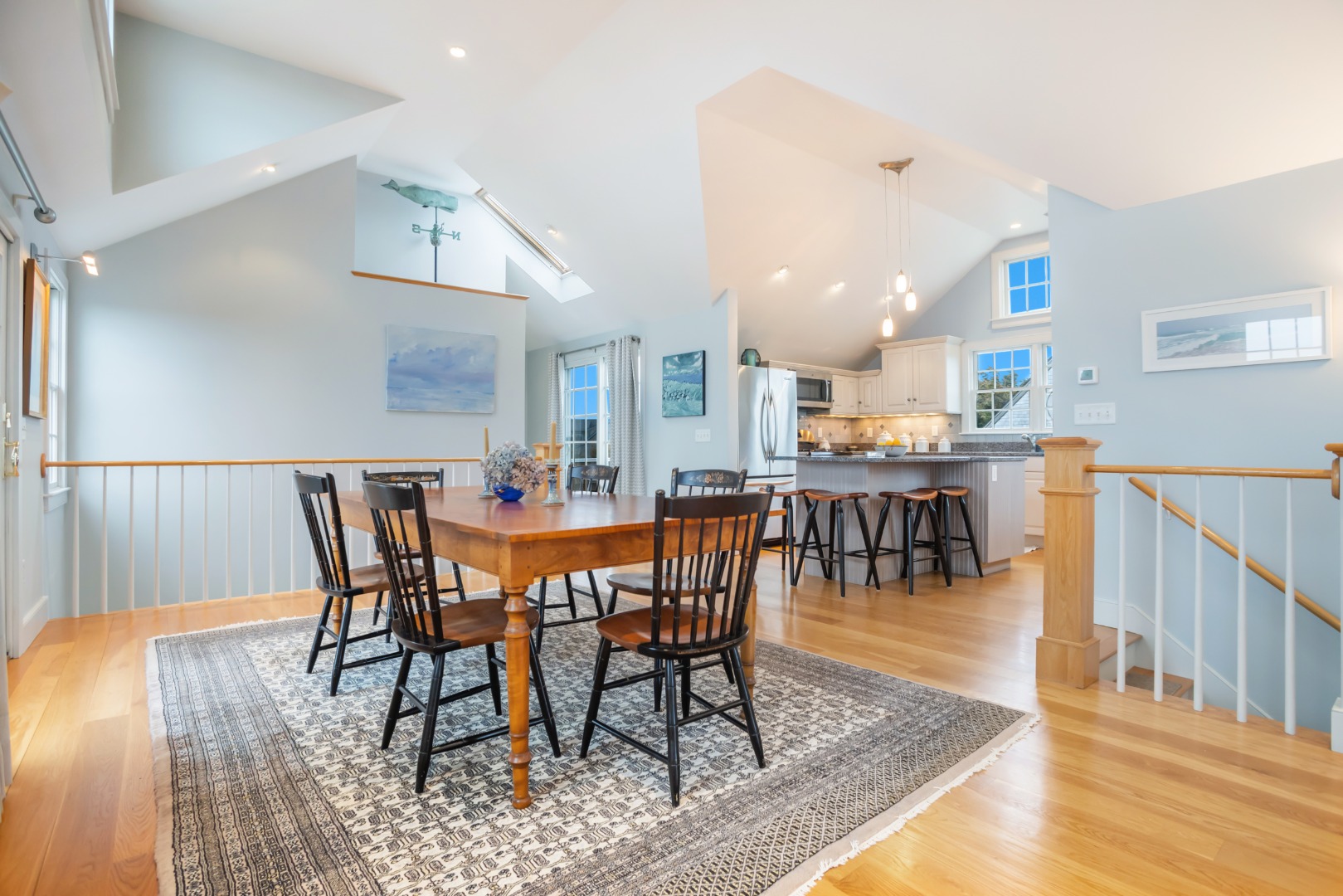 5 Tautemo Way Nantucket, MA 02554 - Photo 14 of 30 a dining room with furniture and wooden floor