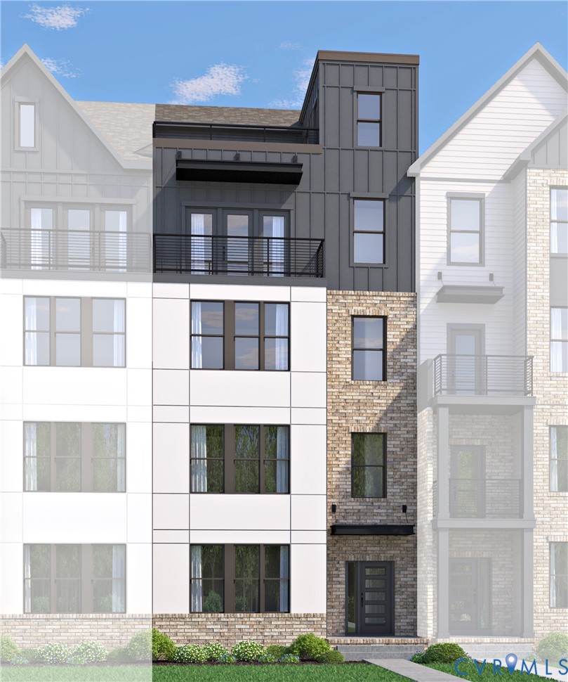 The Foster! Townhome is under construction. Photos