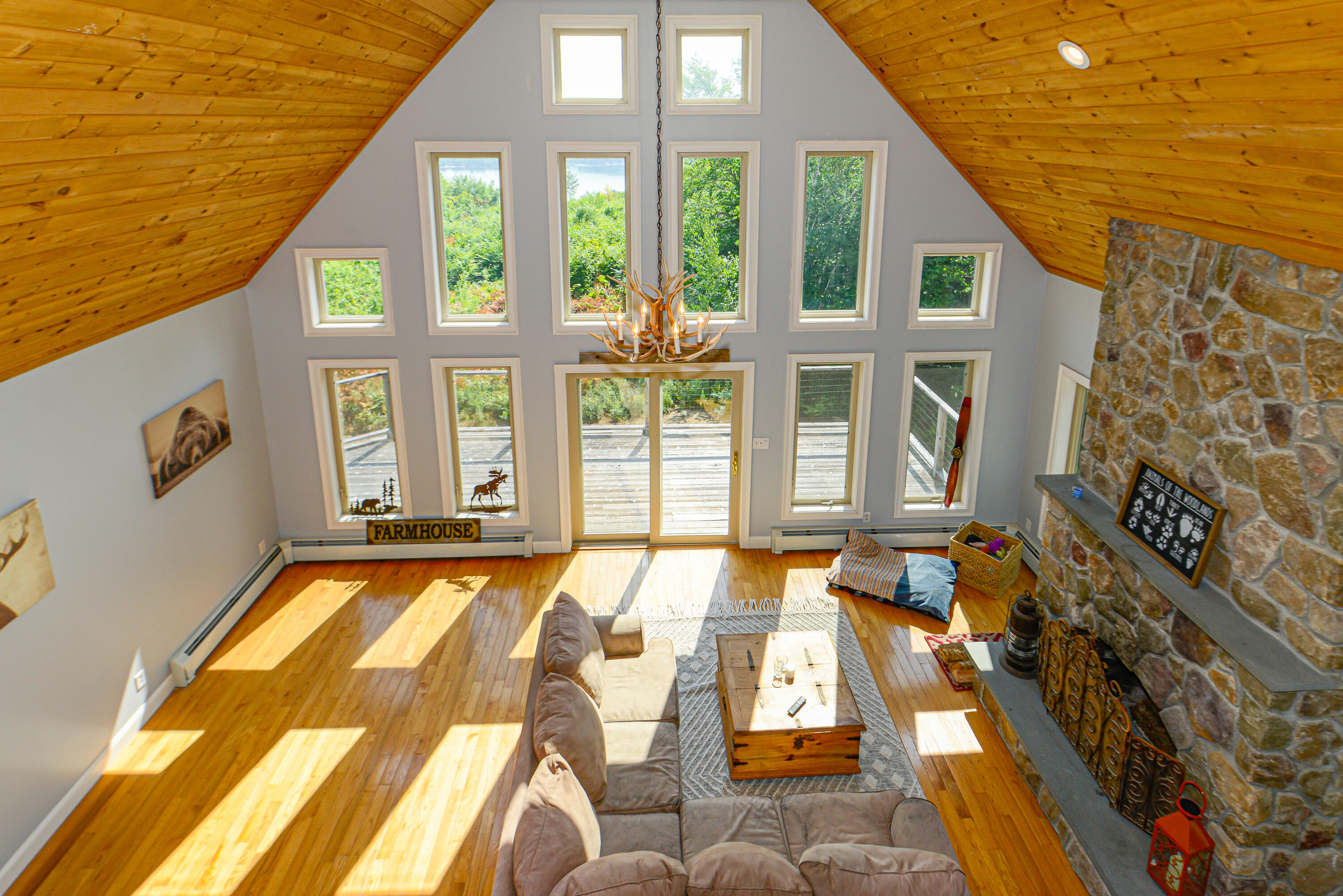 151 Ridgeview Road Harrison, ME 04040 - Photo 6 of 38 great room straight down to deck